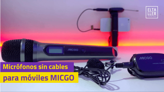 microfonos sin cable video movil