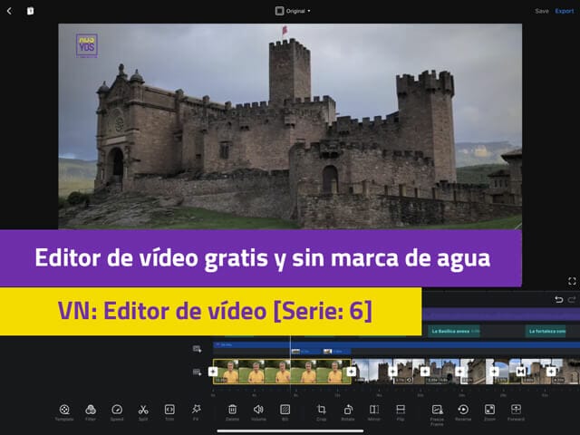 editor de vídeo gratis sin marca de agua