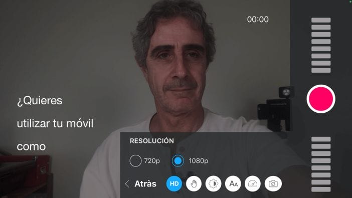 BigVu, aplicación de teleprompter y subtitulado