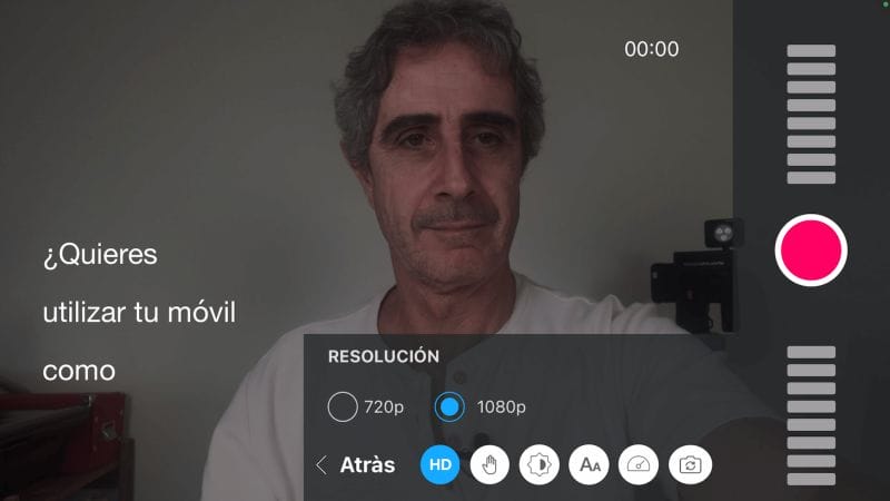 BigVu, aplicación de teleprompter y subtitulado