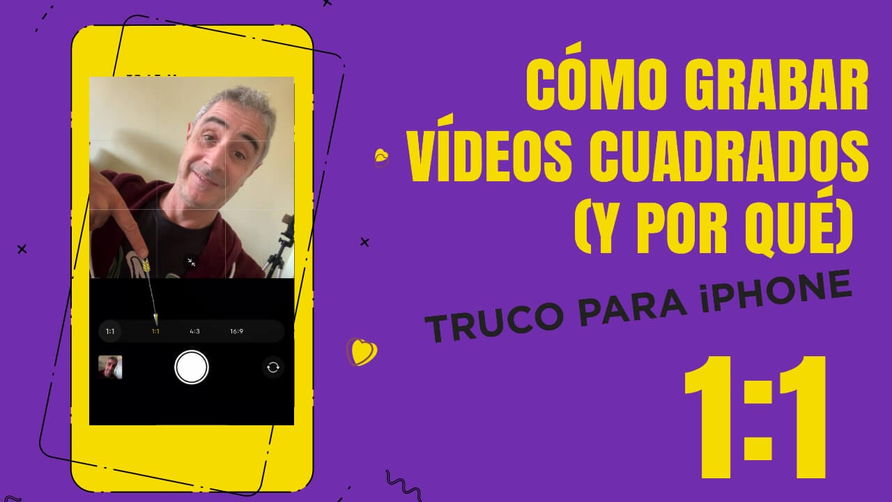 Como grabar videos cuadrados