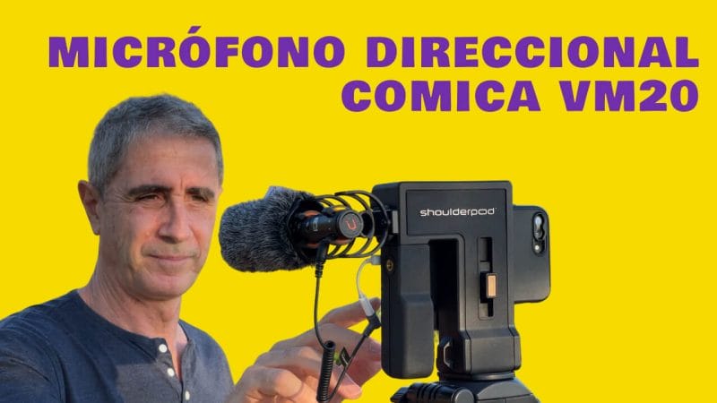 micrófono direccional Comica VM20