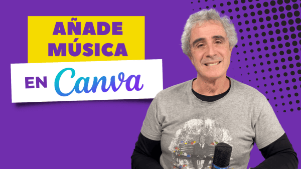 añadir música a vídeos con Canva