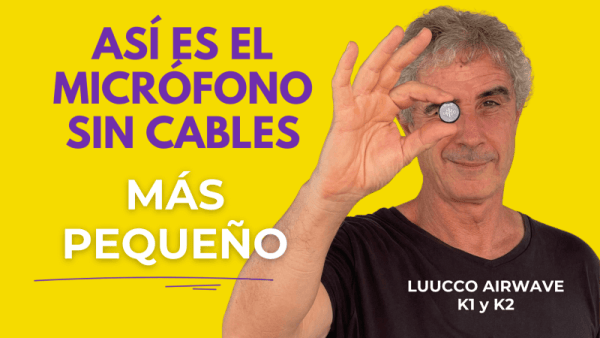 Micrófono Inalámbrico más pequeño: Luucco Airwave K2
