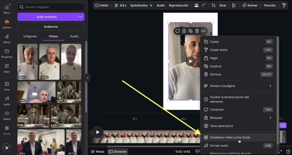 Cómo editar vídeos con Canva
