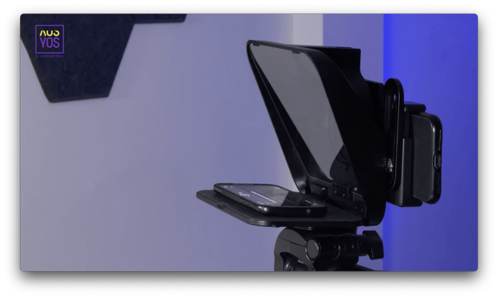 Cómo usar un teleprompter con un móvil