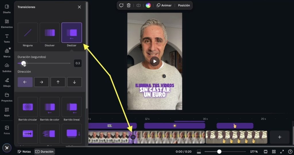 Canva para crear vídeos