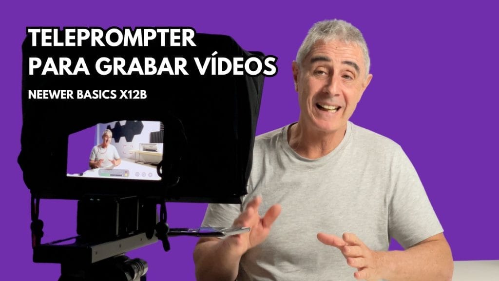Teleprompter para grabar vídeos Neewer