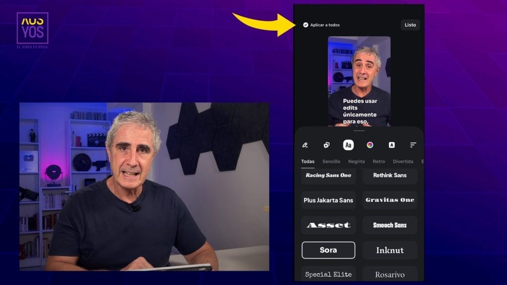 Subtítulos automáticos gratis con Edits de Instagram