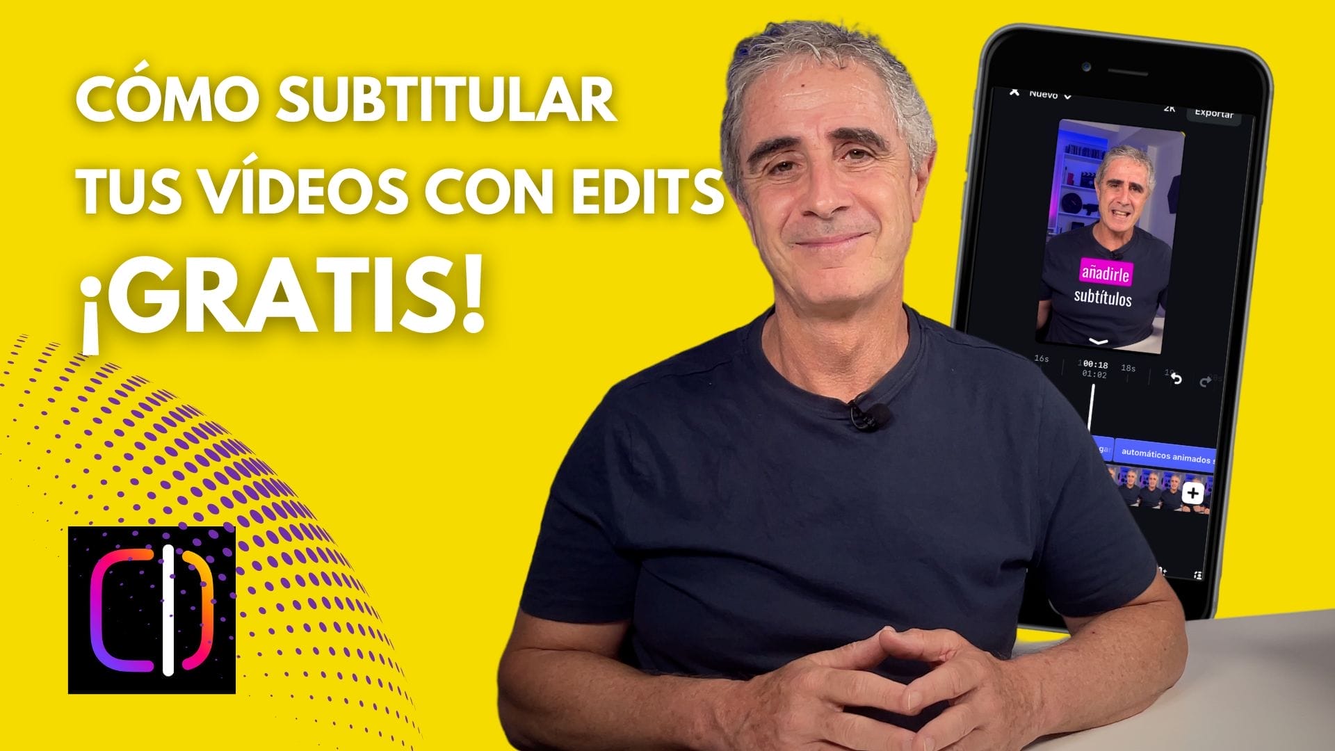 Subtítulos automáticos gratis con Edits