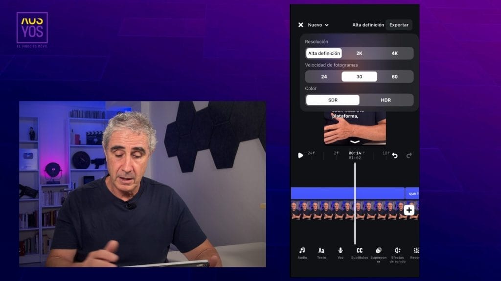 Crea subtítulos automáticos gratis con Edits