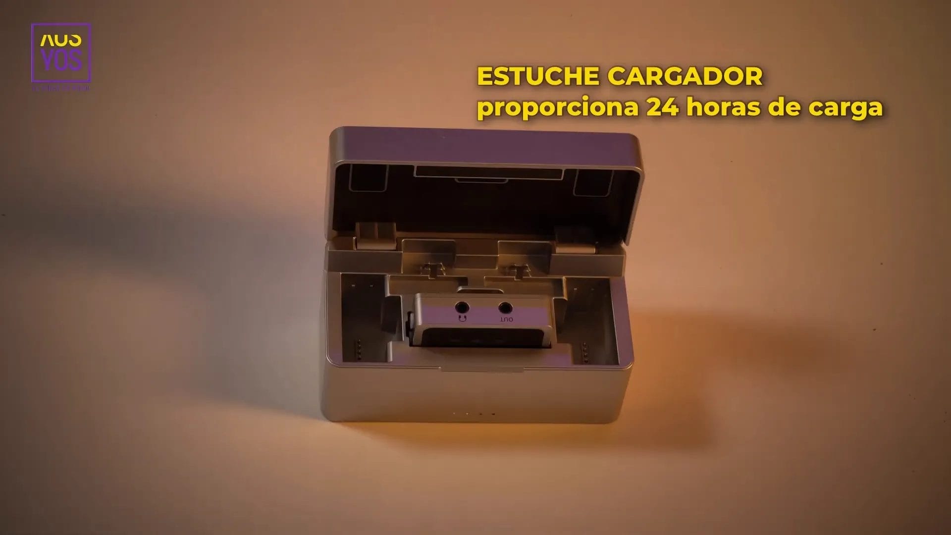 Estuche cargador Neewer CM31 con indicadores de carga y batería